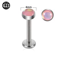 Casual Cute Shiny Solid Color G23 Titanium Lip Stud In Bulk sku image 5