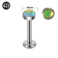 Casual Cute Shiny Solid Color G23 Titanium Lip Stud In Bulk sku image 7
