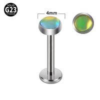 Casual Cute Shiny Solid Color G23 Titanium Lip Stud In Bulk sku image 17