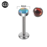 Casual Cute Shiny Solid Color G23 Titanium Lip Stud In Bulk sku image 9