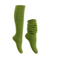 Women's Simple Style Solid Color Polyester Crew Socks A Pair sku image 8