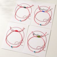 Retro Classic Style Eye Resin Cotton Knitting Unisex Bracelets main image 2