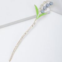 Women's Simple Style Flower Metal Plating Hairpin main image 1