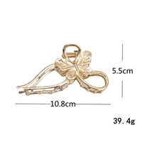 Women's Simple Style Butterfly Metal Plating Hair Claws main image 3