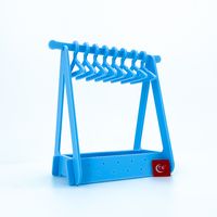 Cute Simple Style Solid Color Plastic Jewelry Rack sku image 4