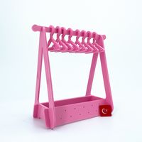 Cute Simple Style Solid Color Plastic Jewelry Rack sku image 5