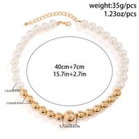 Simple Style Classic Style Solid Color Alloy Women's Necklace sku image 8