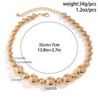 Simple Style Classic Style Solid Color Alloy Women's Necklace sku image 9