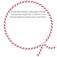 Retro Classic Style Round Cotton Rubber Braid Unisex Bracelets main image 3