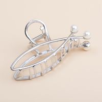 Women's Classic Style Solid Color Metal Plating Hair Claws main image 4