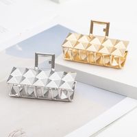 Women's Simple Style Square Metal Plating Hair Claws main image 3