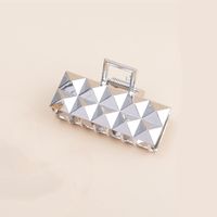 Women's Simple Style Square Metal Plating Hair Claws main image 5