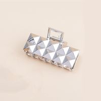 Women's Simple Style Square Metal Plating Hair Claws sku image 2