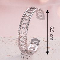 Casual Classic Style C Shape Lines Snake 304 Stainless Steel 18K Gold Plated Bangle In Bulk main image 7