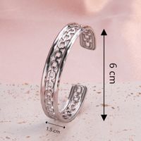 Casual Classic Style C Shape Lines Snake 304 Stainless Steel 18K Gold Plated Bangle In Bulk sku image 4