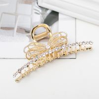 Women's Simple Style Bow Knot Metal Plating Hair Claws main image 3