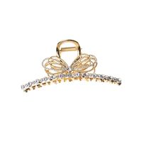 Women's Simple Style Bow Knot Metal Plating Hair Claws main image 4