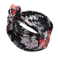 Streetwear Solid Color Flower Cloth Rib-knit Hair Band 1 Piece sku image 7