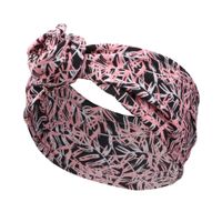 Streetwear Solid Color Flower Cloth Rib-knit Hair Band 1 Piece sku image 3