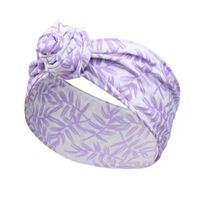 Streetwear Solid Color Flower Cloth Rib-knit Hair Band 1 Piece sku image 2