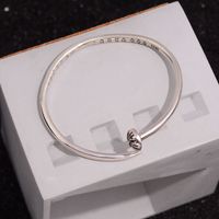 Simple Style Solid Color Copper Bangle main image 4