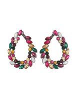 1 Pair Classic Style Water Droplets Plating Inlay Zinc Alloy Artificial Gemstones 18k Gold Plated Ear Studs sku image 2