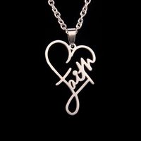 Simple Style Letter 201 Stainless Steel Unisex Necklace main image 1