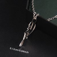 Simple Style Letter 201 Stainless Steel Unisex Necklace main image 3
