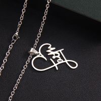 Simple Style Letter 201 Stainless Steel Unisex Necklace main image 7