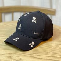 Unisexo Lindo Retro Oso Bordado Aleros Curvos Gorra De Beisbol main image 9