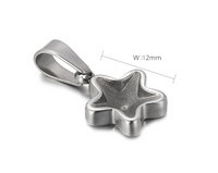 Simple Style Star Stainless Steel Jewelry Accessories main image 2