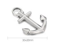 Simple Style Anchor Stainless Steel Jewelry Accessories main image 2