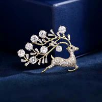 Elegant Luxurious Animal Brass Inlay Artificial Pearls Zircon Women's Brooches 1 Piece sku image 2
