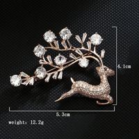 Elegant Luxurious Animal Brass Inlay Artificial Pearls Zircon Women's Brooches 1 Piece main image 2