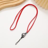 Simple Style Solid Color Pu Leather Plating Mobile Phone Chain sku image 10