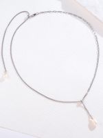 Elegant Original Design Solid Color Artificial Pearl Copper Plating 18k Gold Plated Silver Plated Necklace main image 6