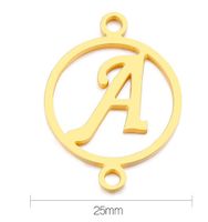 Fashion Letter Stainless Steel Plating Jewelry Accessories main image 2