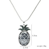 Casual Fruit Alloy Glass Copper Inlay Artificial Rhinestones Women's Sweater Chain main image 5