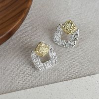 1 Pair Lady Square Plating Alloy White Gold Plated Gold Plated Drop Earrings main image 9