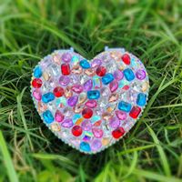 Novelty Heart Shape Plastic Jewelry Boxes sku image 4