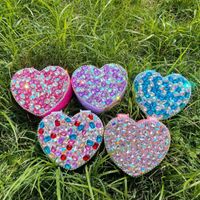 Novelty Heart Shape Plastic Jewelry Boxes main image 4