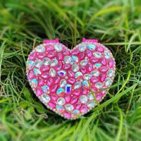 Novelty Heart Shape Plastic Jewelry Boxes sku image 5