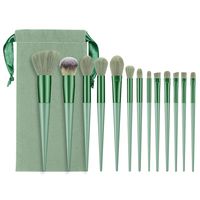 Simple Style Commute Artificial Fiber Plastic Plastic Handle Makeup Brushes 1 Set main image 1