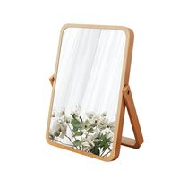 Simple Style Classic Style Color Block Wood Mirror 1 Piece main image 3