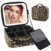 Classic Style Solid Color Pu Leather Square Makeup Bags sku image 3