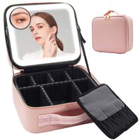 Classic Style Solid Color Pu Leather Square Makeup Bags sku image 2
