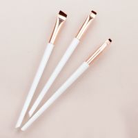 Simple Style Commute Artificial Fiber Plastic Plastic Handle Makeup Brushes 3 Pieces main image 5