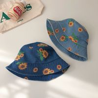 Girl's Simple Style Color Block Bucket Hat main image 3