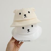 Girl's Simple Style Color Block Printing Bucket Hat main image 3