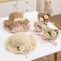 Girl's Cartoon Style Sweet Simple Style Flower Bucket Hat main image 1